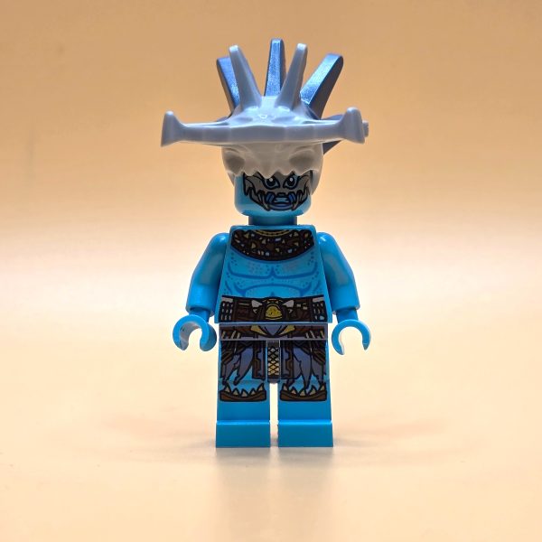 LEGO® Super Heroes Minifigur Attuma sh0840 – Gebraucht. Aquatisches Rüstungsdesign mit Fischknochen-Helm. Perfekt für Sammler und LEGO®-Fans.