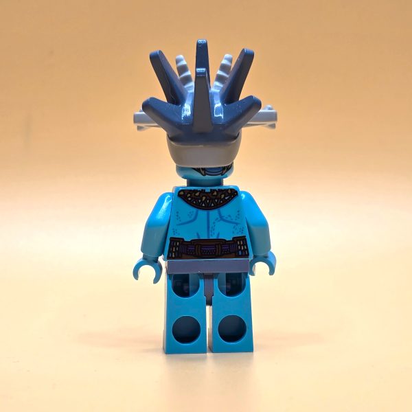 LEGO® Super Heroes Minifigur Attuma sh0840 – Gebraucht. Aquatisches Rüstungsdesign mit Fischknochen-Helm. Perfekt für Sammler und LEGO®-Fans.