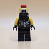 LEGO Ninjago Minifigur Chopper Maroon (njo388) – Gebraucht. Detailreich gestalteter Biker mit Skull-Graffiti, Sons of Garmadon-Logo und rotem Katana. Perfekt für Sammler und LEGO-Fans.