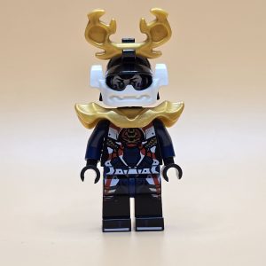 LEGO Ninjago Minifigur Samurai X (P.I.X.A.L.) (njo390) – Gebraucht. Detailreich gestaltete Kriegerin mit goldenen Hörnern. Perfekt für Sammler und LEGO-Fans.