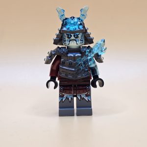 LEGO Ninjago Minifigur General Vex (njo523) – Gebraucht. Detailreich gestalteter Blizzard-Samurai mit einzigartigem Helm. Perfekt für Sammler und LEGO-Fans.