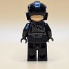 LEGO Minifigur sw0986 – Inferno Squad Agent mit schwarzem Helm, roten Markierungen und Utility-Gürtel aus Star Wars Battlefront II.