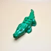 LEGO Krokodil-Figur – Neu. Authentische LEGO Tierfigur in Grün mit gelben Augen, ideal für Dschungel- und Safari-Sets.
