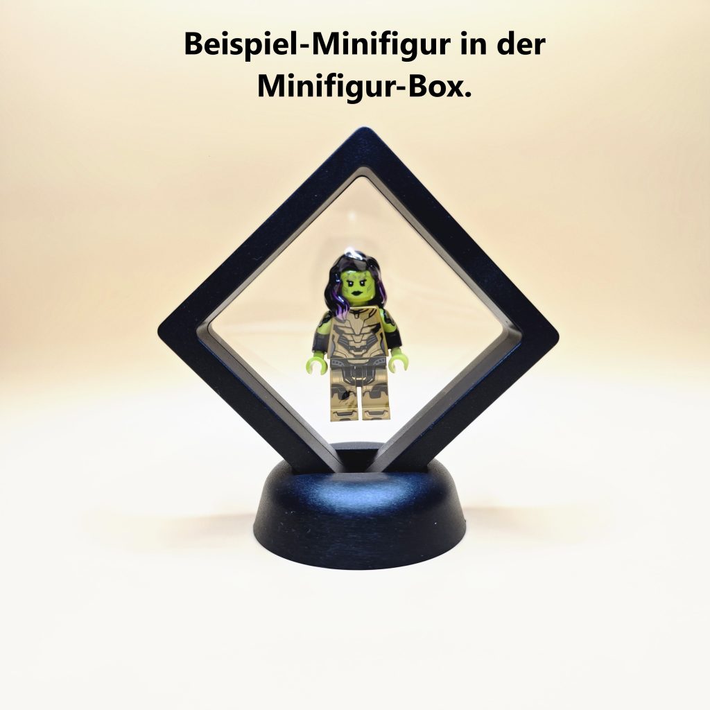 Beispiel-Minifigur in der Minifigur-Box