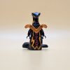 LEGO Ninjago Minifigur Char Njo541 – Gebraucht. Dunkler Feuer-Krieger mit Schlangen-Helm und Schuppenpanzer. Für Fans und Sammler.