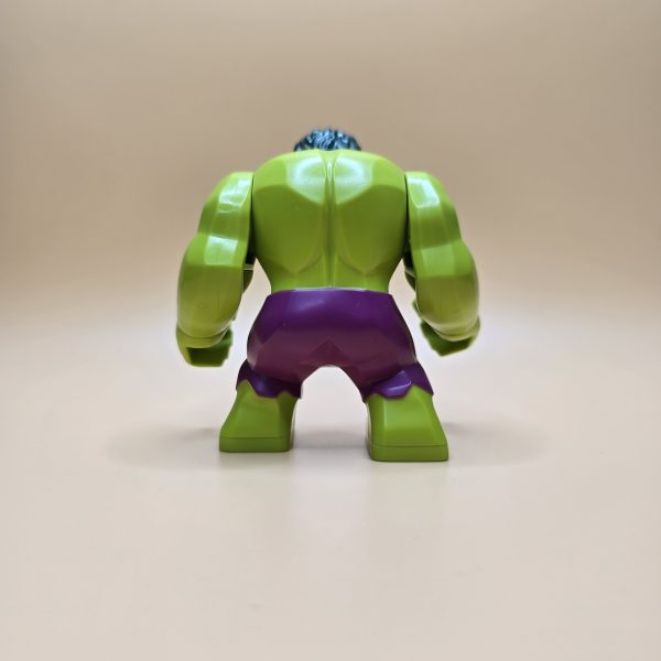 LEGO Hulk SH0371 – Gebrauchte große Figur mit Magenta-Hose aus der Avengers-Serie. Massive Figur mit beweglichen Armen.