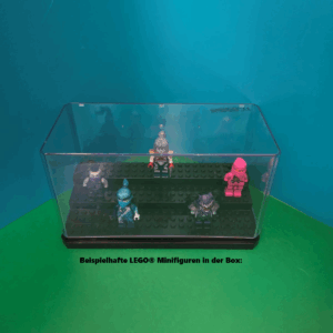 Acryl-Vitrine mit 3 Etagen – Staubschutz & Präsentationsständer für Puppen, Bausteine & Figuren