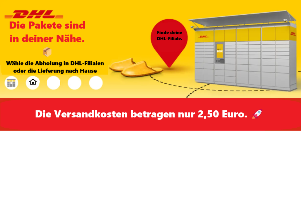 Finde deine DHL-Filiale.