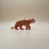 LEGO Tiger Großkatze Reddish Orange (bb0787c05pb01) mit weißem Maul und schwarzen Streifen, große LEGO-Figur perfekt für Wildlife-Sets.