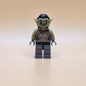 LEGO Moria Ork lor011 – Herr der Ringe Minifigur in olivgrün. Sehr guter Zustand. Ideal für Fans von Mittelerde und Sammler.