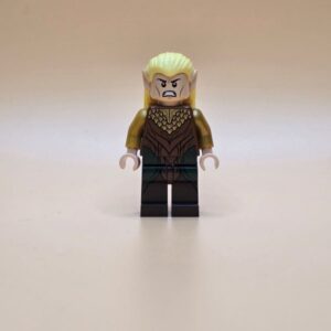 LEGO Hobbit Minifigur Legolas lor035 – Elbenkrieger in Reddish Brown mit Goldverzierungen. Sehr guter Zustand, keine Cracks.