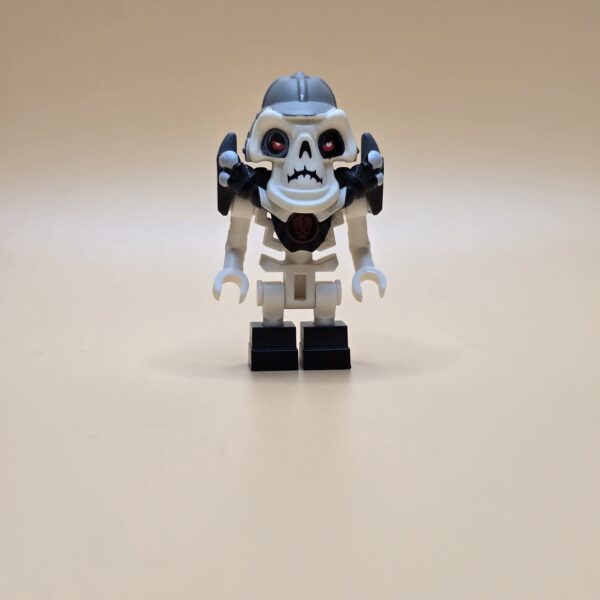 LEGO Ninjago Kruncha njo0024 – Skulkin-Skelett mit vertikalen Greifarmen, gebraucht.
