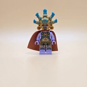 LEGO Ninjago Minifigur Chief Mammatus Njo677 – Gebraucht. Stammeshäuptling mit detailliertem Outfit & Kopfschmuck aus der The Island-Serie.
