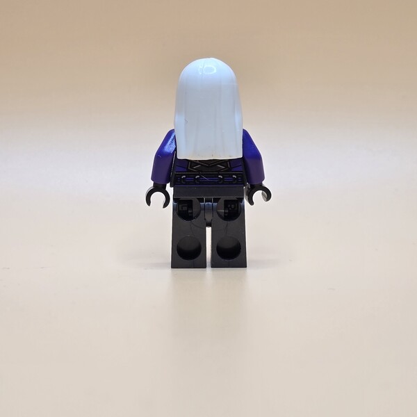 LEGO Ninjago Minifigur Harumi Njo0768 – Gebraucht. Dunkle Ninja-Prinzessin mit weißem Haar und detailreicher Rüstung aus der Crystalized-Serie.
