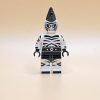 LEGO Zebra-Man Minifigur sh0323 – Gebraucht. Streifenlook-Schurke aus dem LEGO Batman Movie. DC Super Heroes Minifigur für Fans und Sammler.