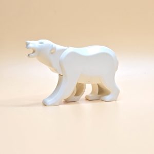 LEGO Weißer Eisbär x206c01 – Gebrauchte Tierfigur mit beweglichem Kopf & Beinen. Perfekt für LEGO City & Arctic Szenen.