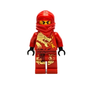 LEGO Ninjago Kai njo0009 Minifigur – Feuer-Ninja mit Drachen-Panzer, Pilot Season. Gebraucht, sammlertauglich.