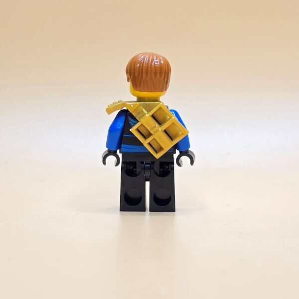 LEGO Ninjago Minifigur Jay njo0192 – Gebraucht. Blauer Blitz-Ninja im Piratenlook aus der Skybound-Serie.