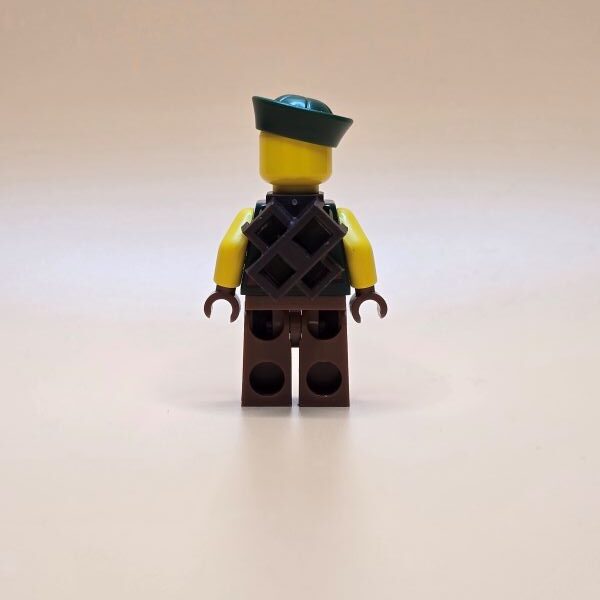 LEGO Ninjago Minifigur njo230 – Sky Pirate Fußsoldat mit Rückenhalterung und Turban. Gebraucht. Für Skybound-Sammler.
