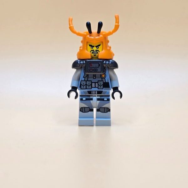 LEGO Ninjago Minifigur Crusty njo0369 – Tentakelkopf, Hai-Rüstung, Gebraucht. Seltene Gegnerfigur aus dem Ninjago-Film.