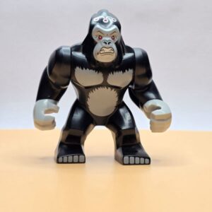 LEGO Super Heroes Minifigur Gorilla Grodd sh0147 – Gebraucht. Große Big-Fig mit silberner Rüstung aus der Justice League-Serie. Für DC-Comic-Fans und Sammler.