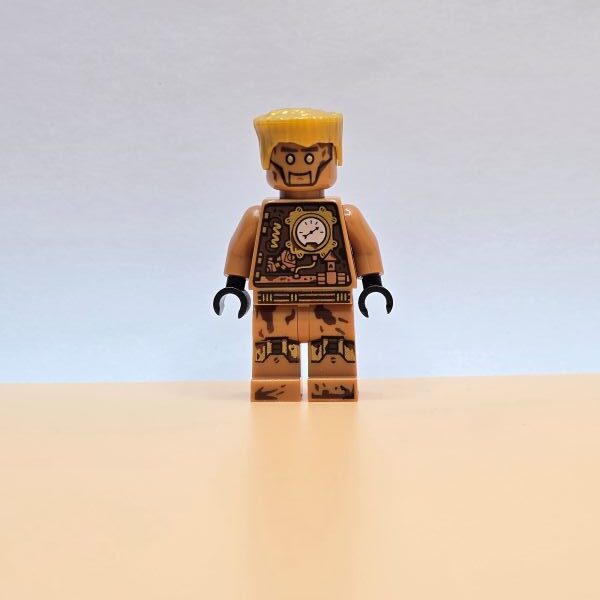 LEGO Ninjago Minifigur Zane Echo njo0237 mit roboterhaftem Look und Stirnband. Aus Skybound – selten & cool.